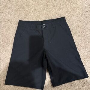 Boys Black Uniform Shorts